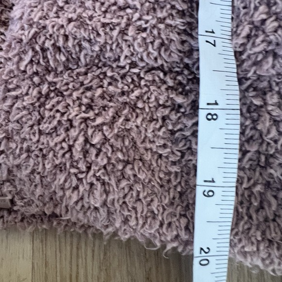 Skims Cozy Knit Loungewear Hoodie L/XL & Wide Leg Pants S\M Set Rose Clay - Picture 6 of 10